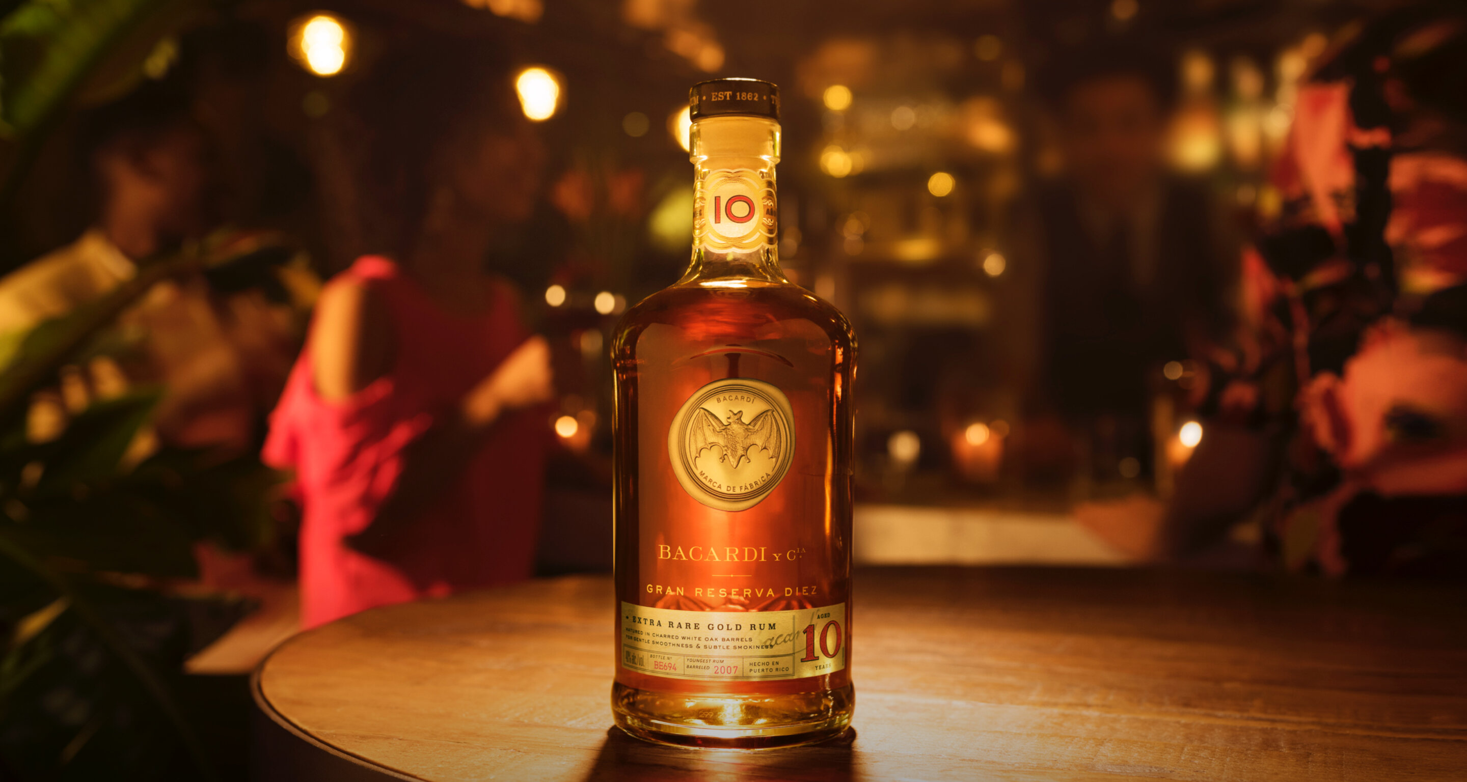 BACARDÍ Gran Reserva Diez Bacardi 10 Year Old Rum Extra Dark Gold Rum BACARDÍ US