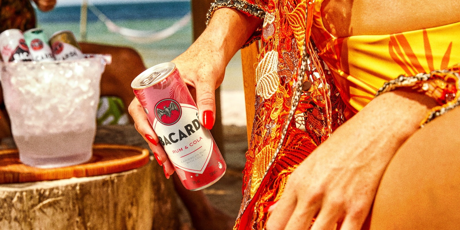 Ready To Drink Bacardi Carta Blanca and Cola Premixed Rum and Cola